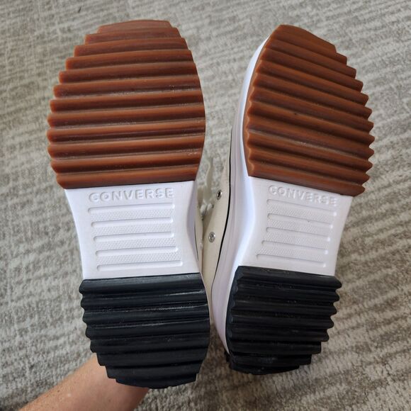 Converse Run Star Hike Platform Canvas white size 6.5 men 8 women - Picture 9 of 9